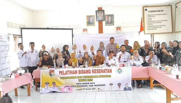 Desa pondok Batu mengadakan pelatihan Bidang kesehatan