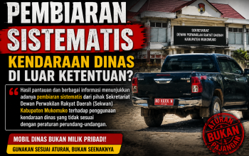 Pembiaran Penggunaan Kendaraan Dinas di Lingkungan Sekwan Melanggar Aturan