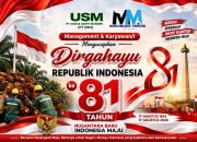 Management & Karyawan/i PT USM Sampaikan Ucapan Dirgahayu Republik Indonesia ke-81