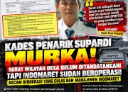 Kades Penarik Supardi Murka: Surat Wilayah Desa Belum Ditandatangani, Indomaret Sudah Beroperasi—“Birokrasi Jangan Main Tabrak!”