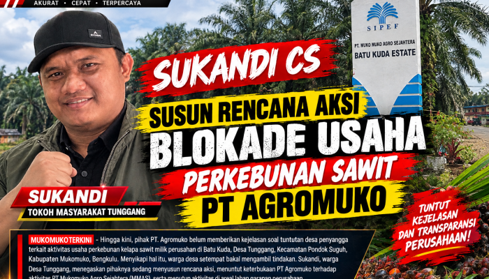 Warga Tunggang Mulai Gerah! Sukandi Cs Susun Rencana Blokade Aktivitas Kebun Sawit PT Agromuko