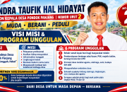 B ERANI JANJIKAN 50% TUNJANGAN UNTUK RAKYAT! HENDRA TAUFIK HAL HIDAYAT NOMOR 2 USUNG 6 PROGRAM UNGGULAN DI PONDOK PANJANG