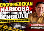 Penggerebekan Narkoba Tempat Hiburan Malam di Bengkulu Kadistan Bukan ASN Mukomuko.